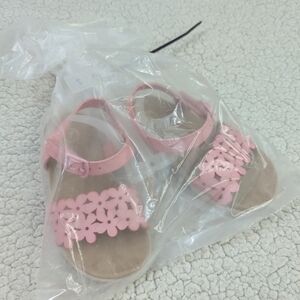 Adorable Pink Floral Kids Sandals